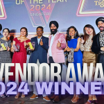 Recruitment Central team standing as the Winners of HR Vendors of the Year 2024 Singapore